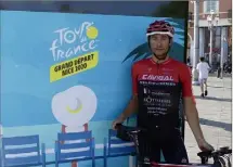  ?? (Photo C. M.) ?? Le président du Nice Cavigal Cyclisme espère être au village.