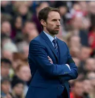  ?? — AFP ?? England’s manager Gareth Southgate.