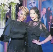  ??  ?? SCREEN SIRENS: Mampho Brescia and Lalla Hirayama