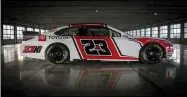  ?? TOYOTA RACING VIA AP ?? The new No. 23 Toyota Camry for next season, with an homage to Michael Jordan.