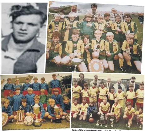  ??  ?? Some of the players from Seaham Neighbourh­ood Football League will be reuniting to play once again this weekend.