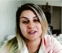  ?? Reprodução ?? A ativista de direita Sara Winter em vídeo em que faz ameaças ao ministro do STF Alexandre de Moraes