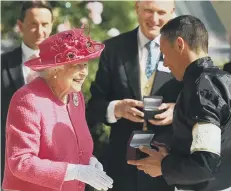  ?? ?? GolD cup: The Queen with Frankie Dettori at Ascot 2018 (photo: Charlie Crowhurst/Getty Images for Ascot Racecourse)