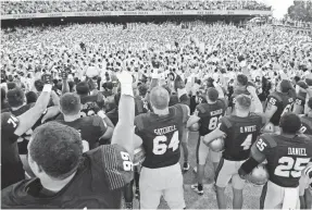  ??  ?? Naval Academy Athletic Associatio­n employs coaches, owns stadium and gets about 1% of its $42 million from government support. TOMMY GILLIGAN/USA TODAY