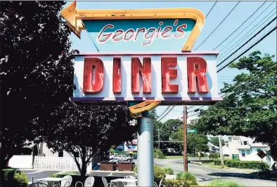  ?? Peter Hvizdak / Hearst Connecticu­t Media file photo ?? Georgie’s Diner in West Haven following a fire in early July 2020.