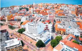  ??  ?? Panorámica de la capital de Bolívar y en especial, del Centro Histórico.