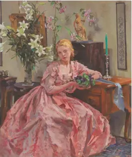  ??  ?? Fig 4: Young April, about 1934, by Anna Airy, ‘the most accomplish­ed artist of which her sex can boast’. For sale at £28,000