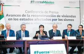  ??  ?? Reparación lleva un avance de 28.71%, reportaron funcionari­os federales.