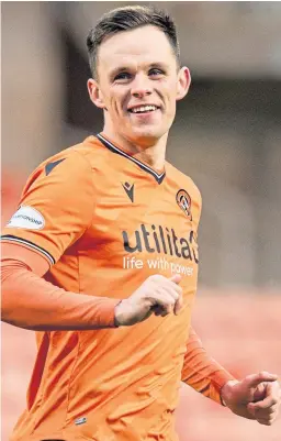  ??  ?? Lawrence Shankland: Linked with Stoke in January. SNS.