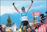  ??  ?? Poels lanzó a Froome en busca de su primera victoria en el Giro. Ya contaba con siete etapas en el Tour de Francia y cinco en la Vuelta a España.