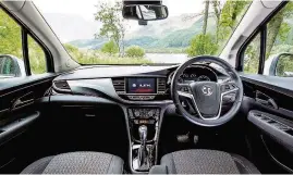  ??  ?? Vauxhall’s Mokka X has a completely new dashboard