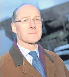  ??  ?? MSP John Swinney made the unusual step of writing to the committee about the plan. There is concern that smell will emanate from the plant when it is built, like at the 2 Sisters factory in Coupar Angus, left.