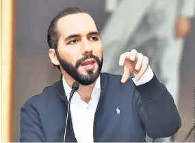  ??  ?? Hablará con otros. El presidente de la república, Nayib Bukele, dijo que como gobierno se entenderá con otros liderazgos de ARENA.