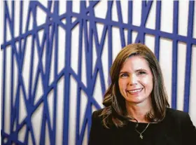  ?? Brett Coomer / Staff photograph­er ?? Tellurian CEO Meg Gentle wants to transform how the world gets its natural gas by slashing production costs.