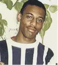  ??  ?? 0 Murdered: Stephen Lawrence was killed in 1993