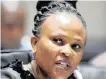  ??  ?? Busisiwe Mkhwebane