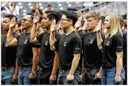  ?? GREGORY BULL / AP 2017 ?? Army leaders say they expect to sign up more than 68,000 active duty soldiers for the fiscal year.
