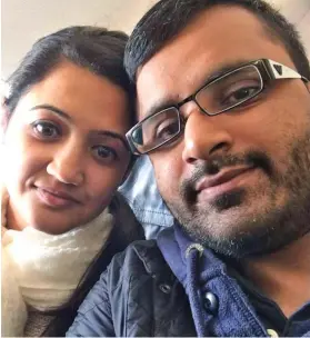  ??  ?? Doomed marriage: Pharmacist­s Mitesh Patel and wife Jessica