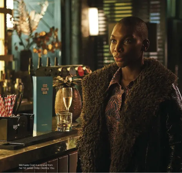  ??  ?? Michaela Coel in a scene from her hit series I May Destroy You.