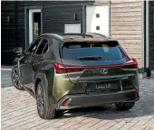  ??  ?? Lexus has been a bit brave with the UX colour palette. This is the top 250h Limited model.