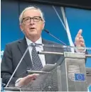  ?? FOTO: AP/NTB SCANPIX ?? INNFØRER KVOTER OG TOLL: EU-kommisjone­ns president Jean-Claude Juncker har lovet at tiltakene ikke skal få konsekvens­er for Norge.