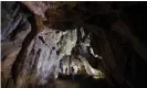  ?? Photograph: Nikolay Doychinov/Getty Images ?? The Bacho Kiro cave, northern Bulgaria, where remains of the some of the earliest modern humans in Europe have been found.