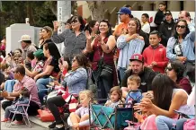 ?? DAN COYRO — SANTA CRUZ SENTINEL FILE ?? Thousands crowded along Main Street to watch the Spirit of Watsonvill­e 4th of July Parade in 2018.
