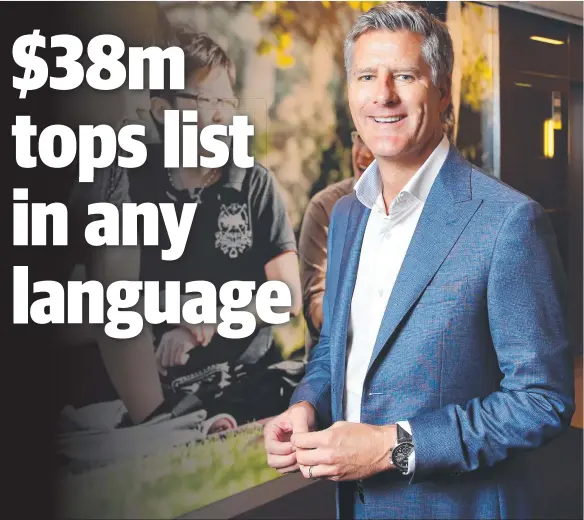  ?? Picture: AARON FRANCIS/THE AUSTRALIAN ?? Andrew Barkla, CEO of IDP Education, has been named as the country’s highest-paid chief executive.