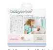  ??  ?? Babysense Cuddlewrap Swaddle Blanket, R199, Baby City, Babies R Us, leading online stores, leading retail outlets