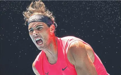  ?? FOTO: EFE ?? Rafa Nadal se mide hoy al argentino Federico Delbonis en la tercera ronda del Open de Australia