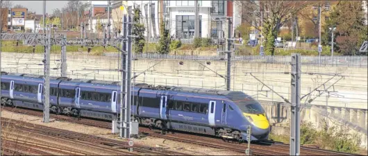  ??  ?? High-speed trains are so popular that overcrowdi­ng has become a problem for Ashford commuters