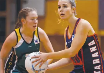  ?? Picture: PATRICK GEE ?? FORGOTTEN SPORT: Tasmanian netball under-appreciate­d.