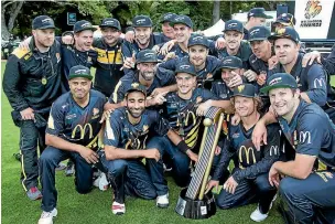  ?? GRANT MATTHEW/STUFF ?? The Wellington Firebirds won the 2016-17 Twenty20 Super Smash, but who will triumph this time around?