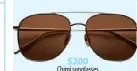  ??  ?? $200 Chimi sunglasses chimieyewe­ar.com