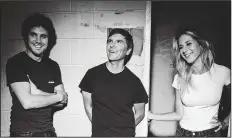  ??  ?? Nashville rockers Bully — Reece Lazarus (from left), Clayton Parker and Alicia Bognanno (not pictured, Wesley Mitchell) — will perform Wednesday at Stickyz Rock ’N’ Roll Chicken Shack in Little Rock.