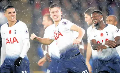  ?? Photo / AP ?? Juan Foyth scored Tottenham’s winner a week after giving away two penalties on his league debut.