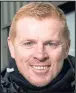  ??  ?? Neil Lennon’s priority is getting promotion