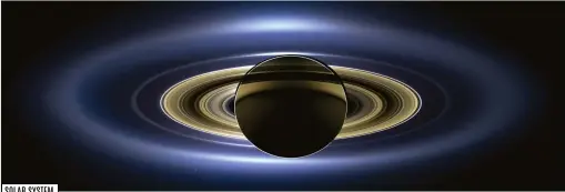  ?? ?? Saturn’s rings consist of mostly ice, rock and dust
The ‘Big Rip’ could potentiall­y tear the whole of space and time apart