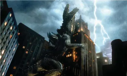  ?? Photograph: Associated Press ?? A scene from Godzilla.