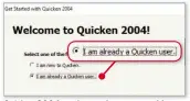  ??  ?? Quicken 2004 can be used to convert old Quicken accounts for use on later versions