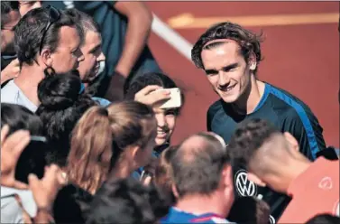  ??  ?? CON FRANCIA. Griezmann, con la selección de su país.