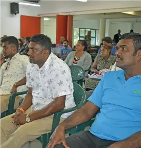  ?? Photo: Nicolette Chambers ?? Participan­ts of the Financial Year 2022-2023 National Budget Consultati­ons at the Sugar Cane Growers Council Hall in Lautoka.