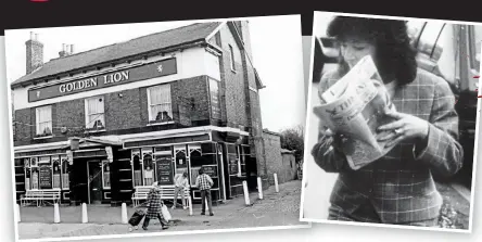  ??  ?? Murder scene: Pub in South London. Right: Margaret Harrison was having an affair with the victim