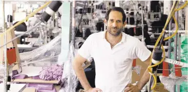  ?? Gary Friedman / Los Angeles Times ?? The dispute between Dov Charney and his former company has been the latest messy chapter for a retail chain that Charney founded in 1989. American Apparel’s board fired him in 2014.