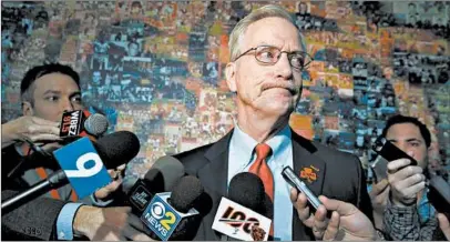  ?? STACEY WESCOTT / CHICAGO TRIBUNE ?? Bears Chairman George McCaskey has not spoken to the media since Sept. 10, when the 2020 season began.