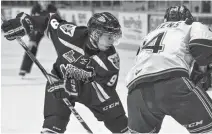  ?? T.J. COLELLO • SALTWIRE NETWORK ?? Kyle Farrell played four-and-a-half seasons with the Cape Breton Screaming Eagles from 2011-15. He finished his major junior career with 217 points in 256 games, all with the Sydneybase­d organizati­on.