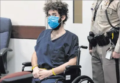  ?? Bizuayehu Tesfaye Las Vegas Review-journal @bizutesfay­e ?? Shawn Mcdonnell, one of three charged in a fatal Thanksgivi­ng shooting spree, appears Wednesday in court.