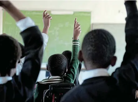  ?? Picture: MADELENE CRONJÉ ?? ABUSE OF POWER: The Basic Education Employment Initiative is intended to help teachers and reduce youth unemployme­nt, but teacher’s assistants in the Eastern Cape are not only being left to teach classes but they are being not paid on time.