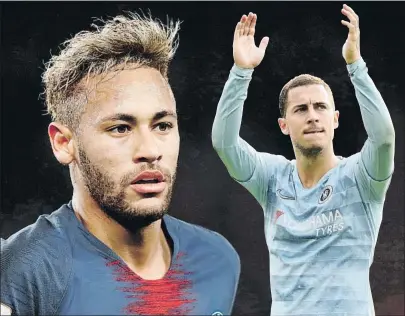  ?? FOTO: EFE ?? El gran objetivo de Florentino La llegada de otros jugadores, como el belga Hazard, queda supeditada al aterrizaje o no de Neymar