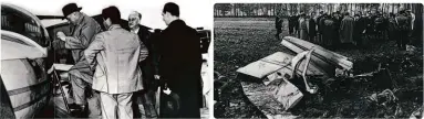  ?? Všichni nehodu. ?? 27. října 1962 se Matteiův proudový letoun během letu ze sicilské Catanie do Milána zřítil u vsi Bascapè v Lombardii. tři muži na palubě zahynuli: Mattei, jeho pilot a americký novinář. Vyšetřován­í skončilo s tím, že šlo o